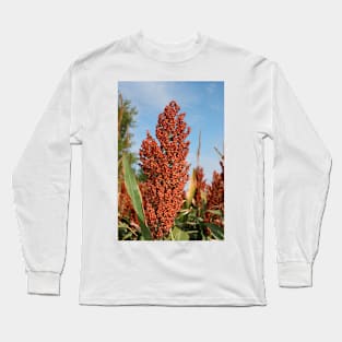 Bright Grain Crop closeup Long Sleeve T-Shirt